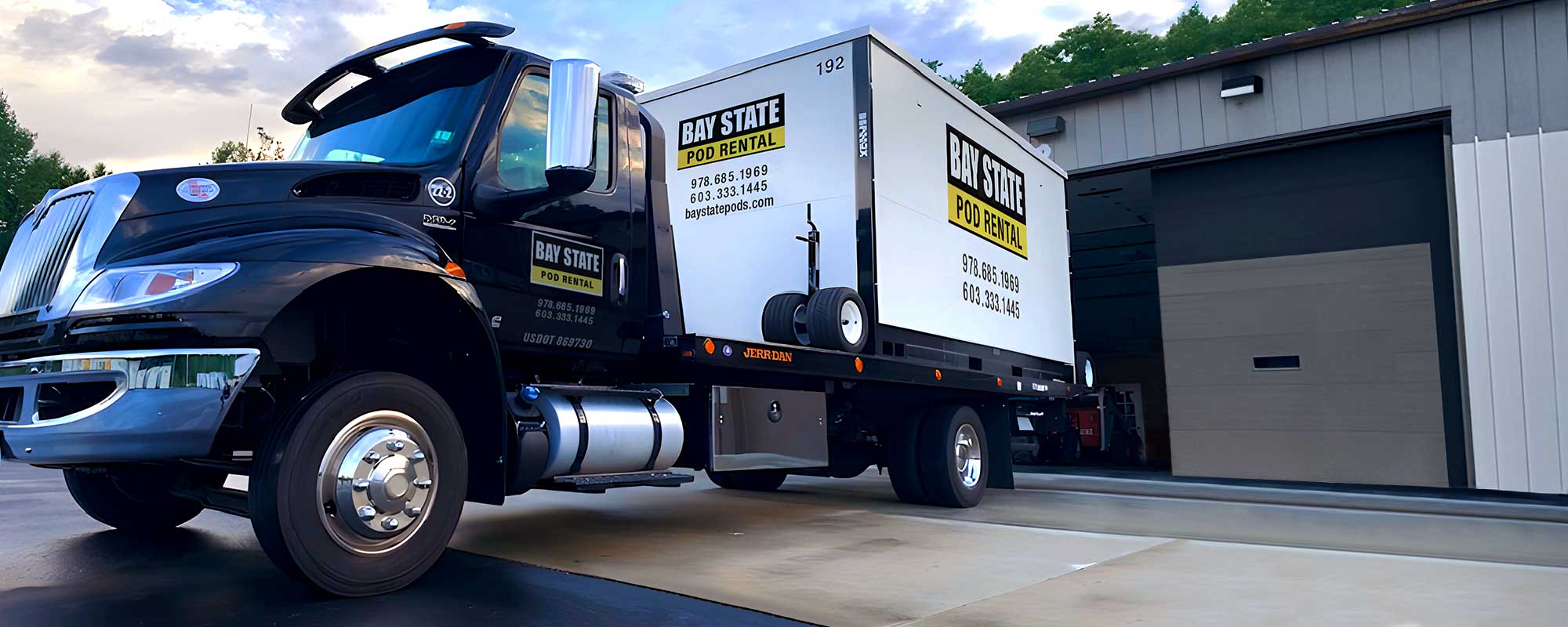 Bay State Pods and truck ramp